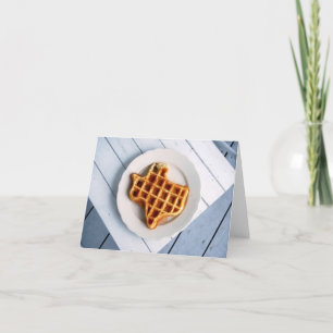 Texas Waffle Notecard Kaart
