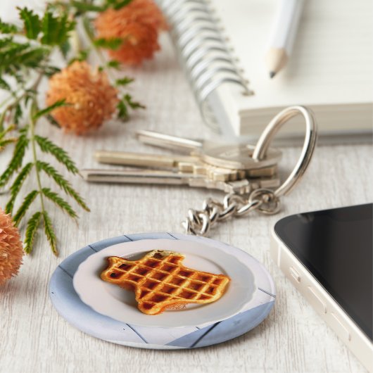 Texas Waffle Sleutelhanger (Zijkant)