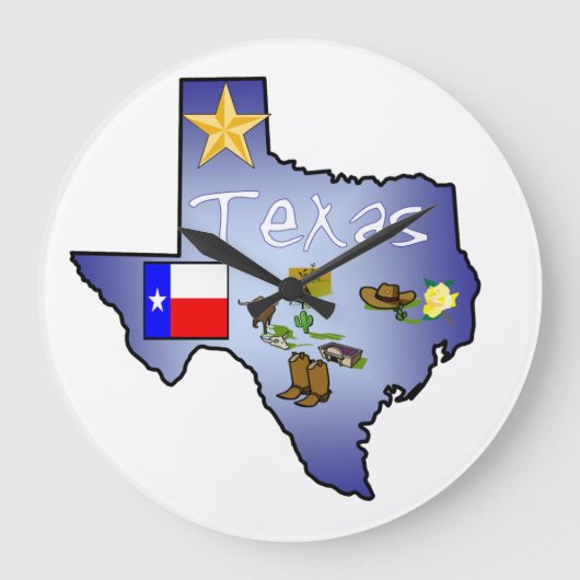 Texas Wall klok (Voorkant)