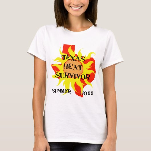 TEXAS-WARMTEOVERLEVING T-SHIRT (Voorkant)