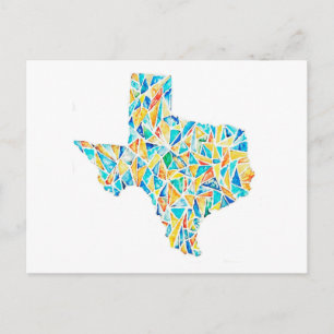 Texas Waterverf  Briefkaart