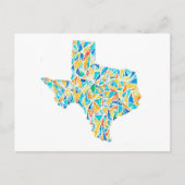 Texas Waterverf Briefkaart (Voorkant)