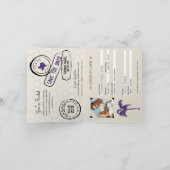 Texas Wedding Passport Invitation (Binnen)