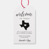Texas Wedding Welkom Cadeaulabel (Voorkant)