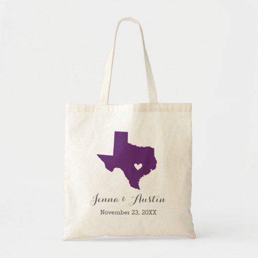 Texas Wedding Welkom Tote Bag (Voorkant)