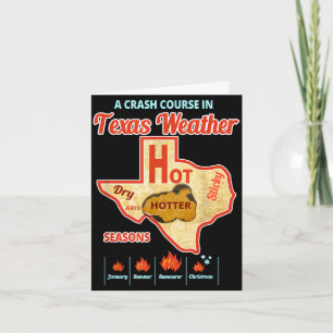 Texas weer zomer hittegolf kaart