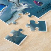 Texas Wereldkaart Jigzaag Puzzle Legpuzzel (Zijkant)