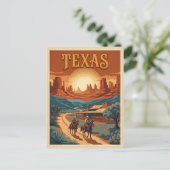 Texas Western Briefkaart (Staand voorkant)