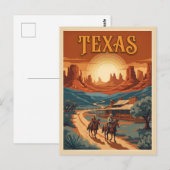 Texas Western Briefkaart (Voorkant / Achterkant)
