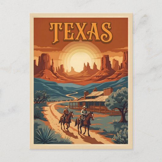 Texas Western Briefkaart (Voorkant)