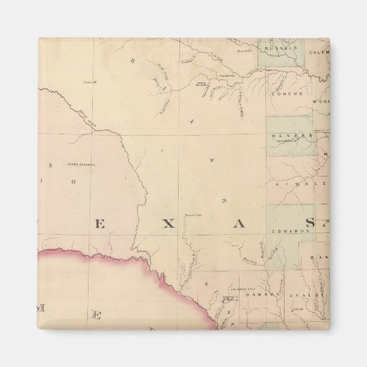 Texas, Western gedeelte Magneet (Voorkant)