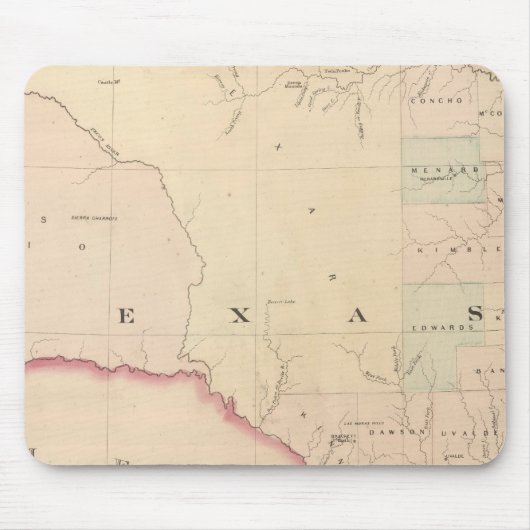 Texas, Western gedeelte Muismat (Voorkant)