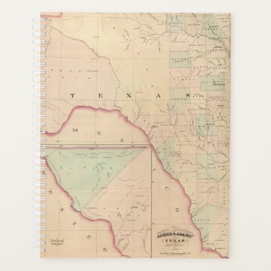Texas, Western gedeelte Planner (Voorkant)