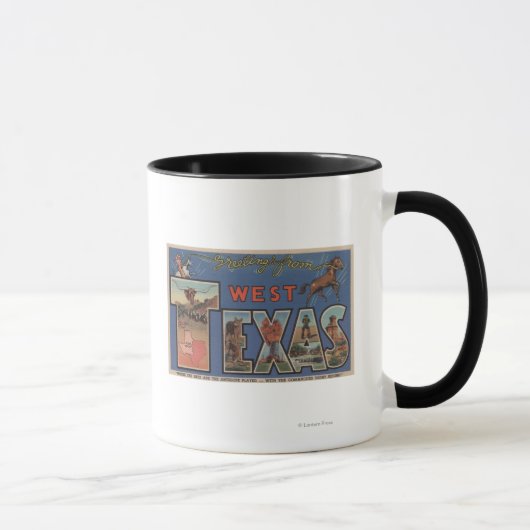 Texas (Western) Grote Letter-scènes Mok (Rechts)