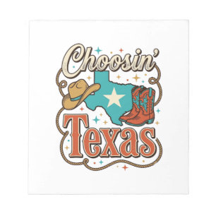 Texas Western Vintage Cowgirl Grafische T-Shirt De Notitieblok