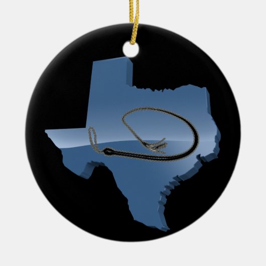 TEXAS WHIP KERAMISCH ORNAMENT (Voorkant)