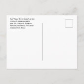 Texas White House, Lyndon B. Johnson NHP Briefkaar Briefkaart (Achterkant)