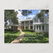 Texas White House, Lyndon B. Johnson NHP Briefkaar Briefkaart (Voorkant)
