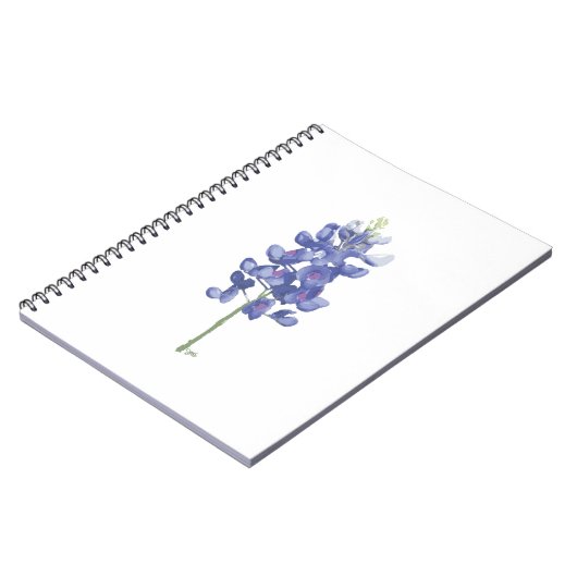 Texas Wild Flower Bluebonnet Notitieboek (Linkerzijde)