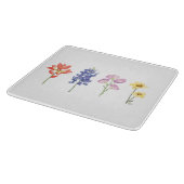 Texas Wild Flowers - Indiase verfkwast, Bluebonnet Snijplank (Hoek)