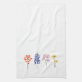 Texas Wild Flowers - Indiase verfkwast, Bluebonnet Theedoek (Verticaal)