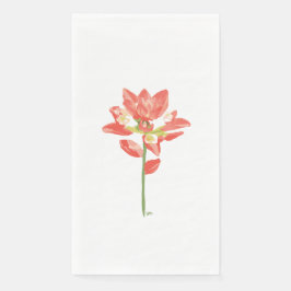 Texas Wild Flowers - Indiase verfkwast, sinaasappe Servet