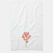 Texas Wild Flowers - Indiase verfkwast, sinaasappe Theedoek (Verticaal)