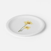 Texas Wild Flowers - Zonnebloem, geel Papieren Bordje (Gekanteld)