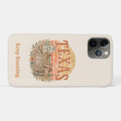 Texas Wildebloem Roadtrip Tech Stijl Case-Mate iPhone Case (Achterkant (horizontaal))