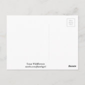 Texas Wildflower Briefkaart (Achterkant)