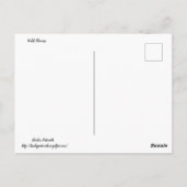 Texas Wildflower Briefkaart (Achterkant)