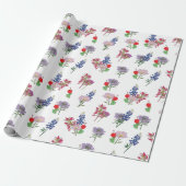 Texas Wildflower Cadeaupapier (Uitgerold)