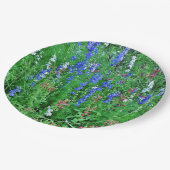 Texas Wildflower Field Paper-Borden Papieren Bordje (Gekanteld)