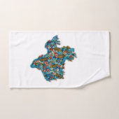 Texas Wildflower Hand Towel Handdoek (Handdoek)