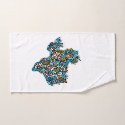 Texas Wildflower Hand Towel Handdoek (Handdoek)