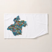 Texas Wildflower Hand Towel Handdoek (Handdoek)