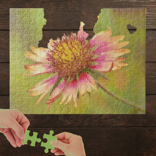 Texas Wildflower Kunstpuzzel Legpuzzel