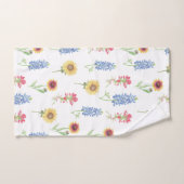 Texas Wildflower Pattern Bad Handdoek (Handdoek)