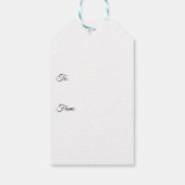 Texas Wildflower Pattern Cadeaulabel (Achterkant)