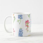 Texas Wildflower Pattern Koffiemok (Links)