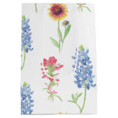 Texas Wildflower Pattern Medium Cadeauzakje (Achterkant)