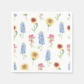 Texas Wildflower Pattern Servet (Voorkant)