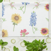 Texas Wildflower Pattern Theedoek (Gevouwen)