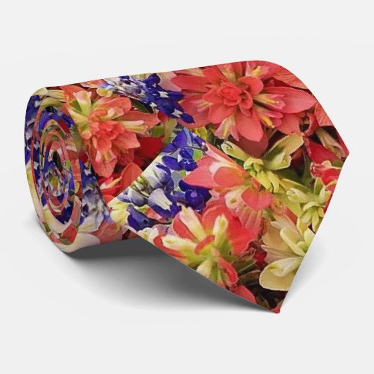 Texas Wildflower Stropdas (Opgerold)