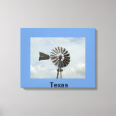 Texas Windmill Canvas Afdruk (Voorkant)