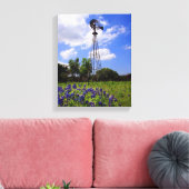 Texas Windmill Canvas Afdruk (Insitu (Woonkamer))