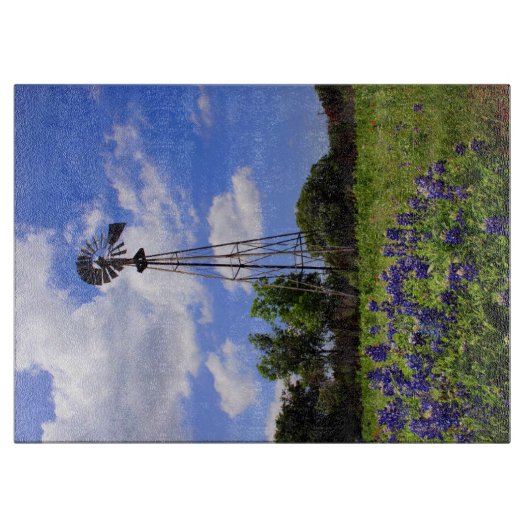 Texas Windmill Cutting Board Snijplank (Voorkant)