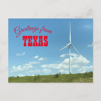 Texas Windmill Postcsrd Briefkaart