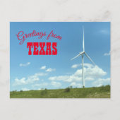 Texas Windmill Postcsrd Briefkaart (Voorkant)