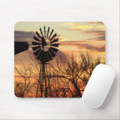 Texas windmolenzonsonderstel muismat (Met muis)